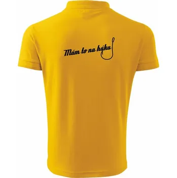 Pánská košile Mám to na háku - Polokošile pánská Pique Polo 203 - 3XL ( Žlutá )