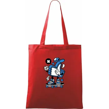 Nákupní taška Lajkař - Taška bavlněná - 42 x 38 cm ( Červená )