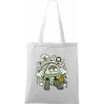 Nákupní taška Stan komiks - Taška bavlněná - 42 x 38 cm ( Bílá )