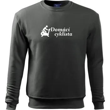 Chlapecké tričko Domácí cyklista - Mikina Essential dětská - 146 cm/10 let ( Tmavá břidlice (šedá se zeleným nádechem) )