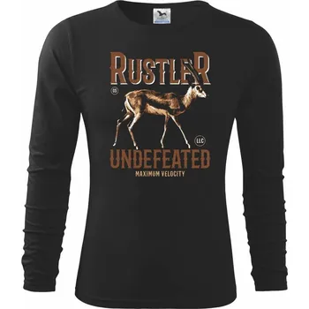 Dětská móda Gazelle rustler - Triko dětské Long Sleeve - 104-110cm / 3-4 roky ( Černá )