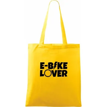 E-bike lover - Taška bavlněná - 42 x 38 cm ( Žlutá )