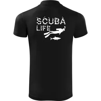 Pánská košile Scuba life - Polokošile Victory sportovní (dresovina) - 2XL ( Černá )