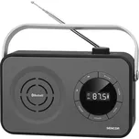 Radiopřijímač SENCOR SRD 3200 B PLL FM black s BT, USB, Micro SD a AUX