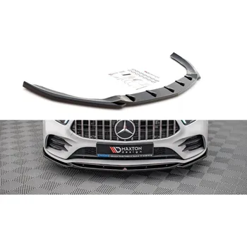 Nárazník Spojler pod nárazník lipa V.5 Mercedes A35 AMG / AMG-Line W177 černý lesk