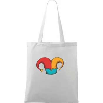 Čepice pro šaška - Taška bavlněná - 42 x 38 cm ( Bílá )