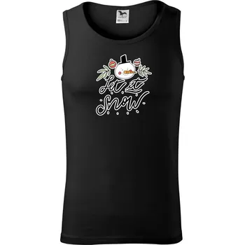 Sněhulák - let it snow - Tílko pánské Core - M ( Černá )