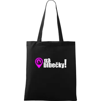 Nákupní taška Jsem magnet na blbečky - Taška bavlněná - 42 x 38 cm ( Černá )