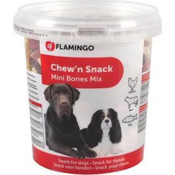 Flamingo Chewn Snack Mini Bones Mix 500 g