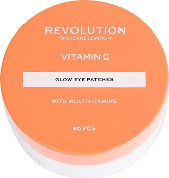 Pleťová maska Revolution Skincare Gelové polštářky pod oči Vitamin C 30 párů