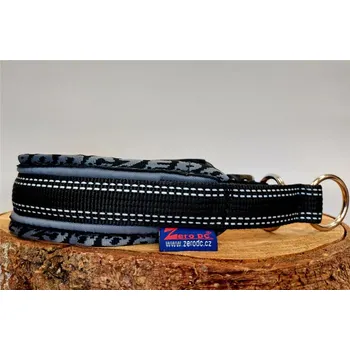 Obojek pro psa Obojek BLIZARD polostahovací ROYAL (30-35cm, šedá-šedá)