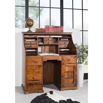 Komoda CAMBRIDGE HONEY Psací stůl 128x58 cm, akácie