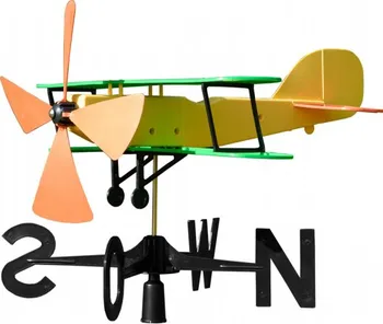 Zahradní dekorace Nohel Garden Letadlo větrné plastové 47 x 33 x 55 cm