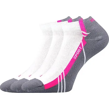 Pánské oblečení Ponožky VoXX 3 kusy v balení pinas bílá Velikost: 35-38