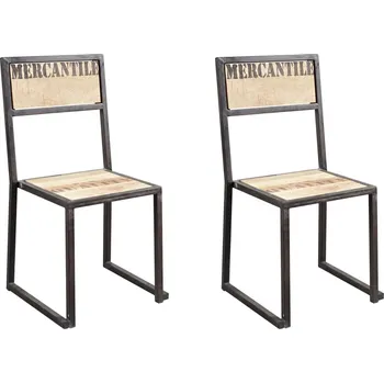 FABRICA Židle, litina, mango, potisk