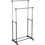 5five Simply Smart Mobilní věšák na oblečení, dvojitá rukojeť, 160 cm