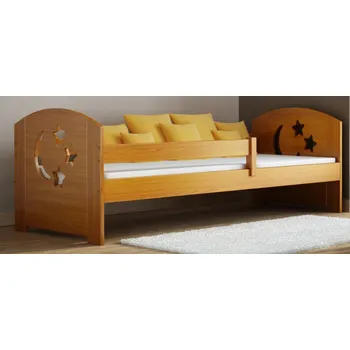 Dřevěná jednolůžková dětská postel MOLI Wrobel olše 190x80