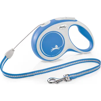 Flexi New Comfort S lanko 8 m/12 kg, modré