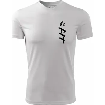 Pánské oblečení Be FIT - Pánské triko Fantasy sportovní (dresovina) - M ( Bílá )