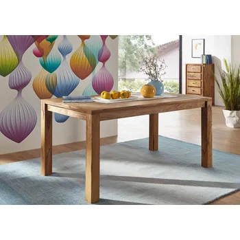 Jídelní stůl LIGHT WOOD Jídelní stůl 160x90 cm, masivní indický palisandr