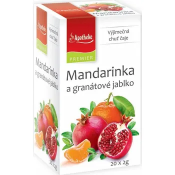 Čaj Apotheke PREMIER Mandarinka a granát.jablko čaj 20x2g