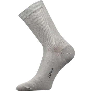 Pánské ponožky Zdravotní ponožky Lonka KOOPER světle šedá Velikost: 43-46
