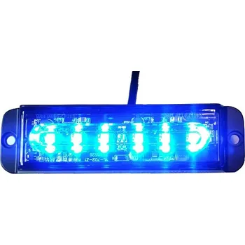 Autoelektronika LED výstražné světlo 6-LED, modré, 12-24V [LW0035]
