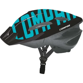 Cyklistická přilba Extend COMPAR černá/modrá ((55-58cm)) (Přilba Extend COMPAR Black-blue S/M (55-58cm), matt)