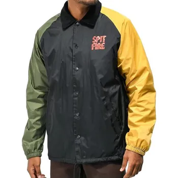 Pánská větrovka Bunda Spitfire Clean Cut black yellow red M