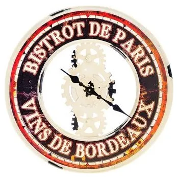 Hodiny Hodiny BISTROT DE PARIS kovové 39 cm