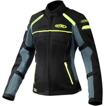 Moto bunda Dámská bunda na motorku XRC Totter WTP blk/grey/fluo vel. XL