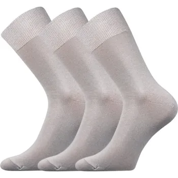 Pánské ponožky Společenskéí ponožky 3 kusy v balení Boma Radovan světle šedá Velikost: 39-42