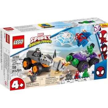 LEGO Marvel Spiderman 10782 Hulk vs. Rhino souboj džípů Stavebnice LEGO LEGO Marvel Spiderman 10782 Hulk vs. Rhino souboj džípů