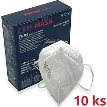 respirátor Respirátor FFP2 NR bez ventilku 10ks, certifikovaný INTFFP2/10