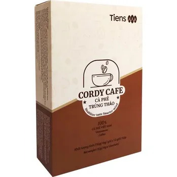 Zdraví TIENS káva s kordycepsem CordyCafé Robust 12x 16g
