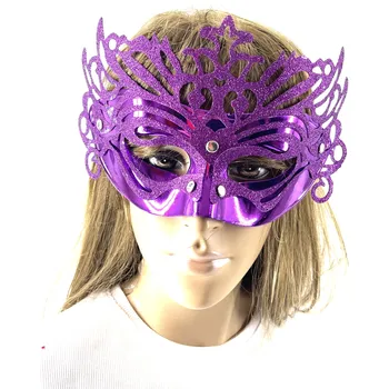 Karnevalová maska Škraboška karnevalová glitter