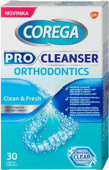 Péče o zubní náhradu Corega Pro Cleanser Orthodontics tbl. 30 ks