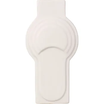 Váza Váza keramická kruhy Layer Art circles 23,3 cm slonová kost Present Time (Barva- slonová kost)