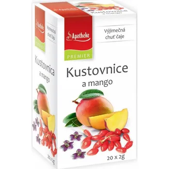 Čaj Apotheke PREMIER Kustovnice a mango čaj 20x2g