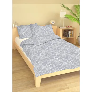 Povlečení Bavlněné povlečení 140x200 - Zuzana šedá