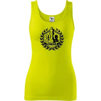 Dámské tričko Chess cup - pohár - Dámské tílko - 2XL ( Limetková )