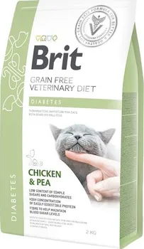 Krmivo pro kočku Brit Veterinary Diets Diabetes Chicken/Pea 2 kg