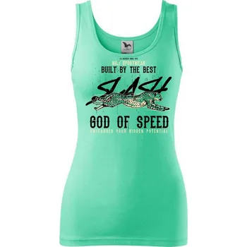 Dámské tričko Cheetah slash - Dámské tílko - XL ( Mátová )