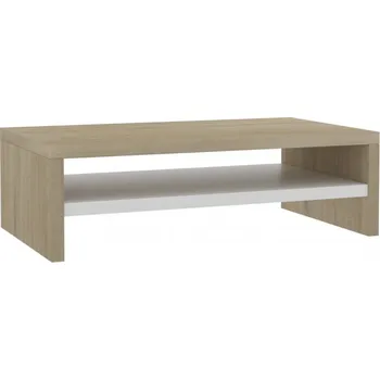 Podstavec pod monitor vidaXL 800221 stojan na monitor bílý/dub sonoma