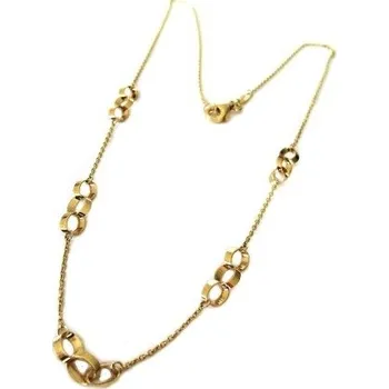Řetízek Zlatý dámský náhrdelník se spojovanými oválky 2,35g 42cm Zlato 14k(585/1000)