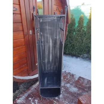 Krbové nářadí Krbový koš na dřevo Liška