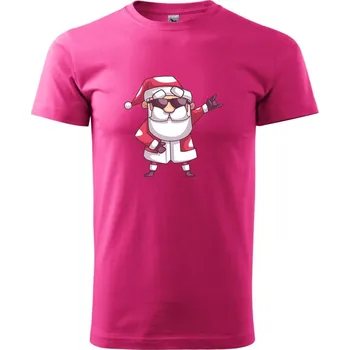 Pánská móda Santa rocker - Klasické pánské triko vyšší gramáže - XL ( Purpurová )