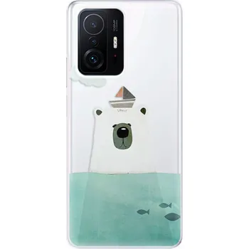 Pouzdro na mobilní telefon Odolné silikonové pouzdro iSaprio - Bear With Boat - Xiaomi 11T / 11T Pro