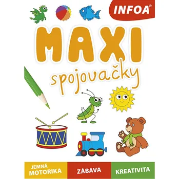 Antistresové omalovánky INOFA Maxi spojovačky (2021, brožovaná)