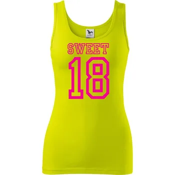 Sweet 18 - Dámské tílko - L ( Limetková )